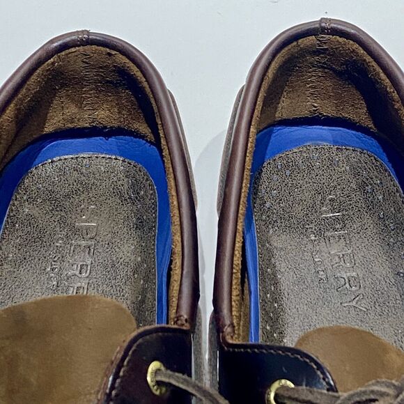 Sperry Top Sider Authentic Original Boat Shoes Men’s 13 M Brown Nubuck Leather - Picture 8 of 12